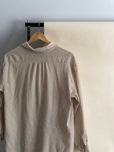 Gauzy Cotton Button Down (Sized S-L)