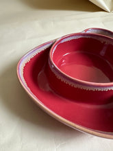 Load image into Gallery viewer, Ceramic Chip + Dip Bowl - Red