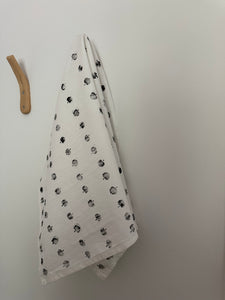 Hand Stamped Tea Towel (18”x28”)