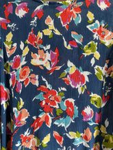 Load image into Gallery viewer, Vintage Gauzy Floral Dress (Sized L)