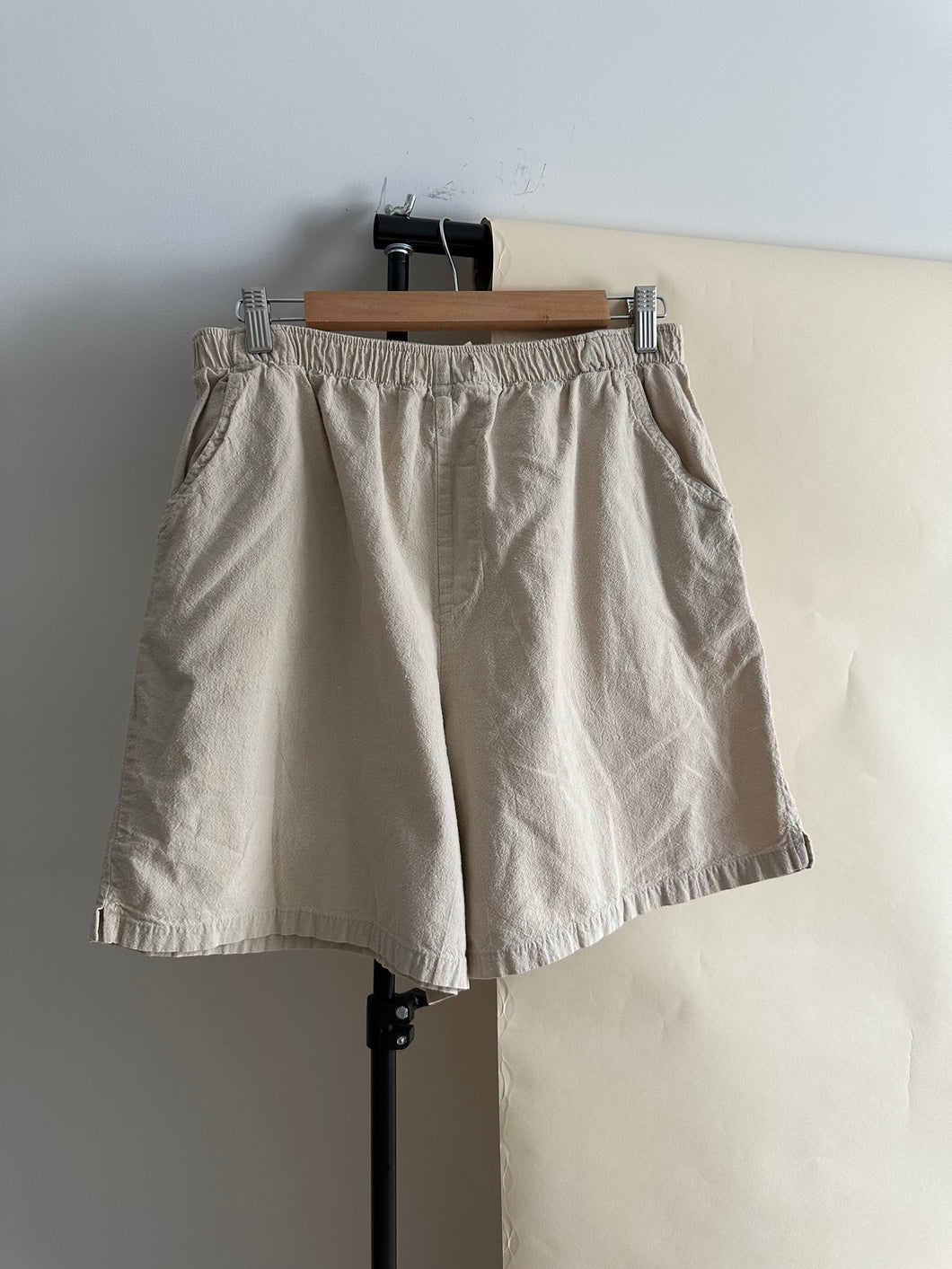 Vintage High-Waisted Cotton Shorts (Sized 30