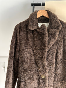 Vintage Faux Fur Brushed Coat (Sized S/M)