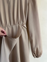 Load image into Gallery viewer, Puff Sleeve Tied Midi/Maxi Dress