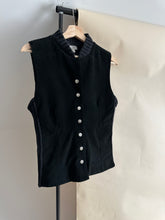 Load image into Gallery viewer, Vintage Leather Sweater Vest (Sized M)