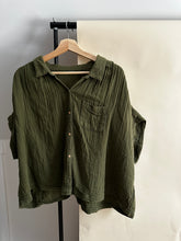 Load image into Gallery viewer, Gauzy Cotton Blouse (Sized M-XL)