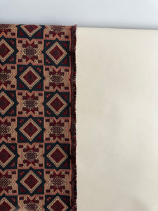 Vintage Fringed Table Runner (74"x13")