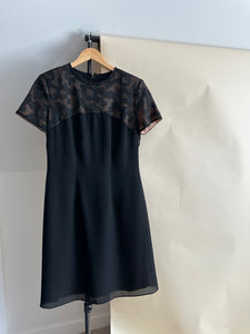 Vintage Floral Embellished Dress (Sized M)