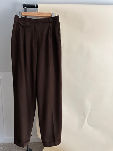 Vintage Worsted Wool Trousers (Sized 29