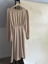 Load image into Gallery viewer, Puff Sleeve Tied Midi/Maxi Dress