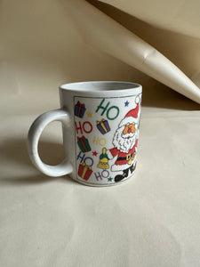 Vintage Christmas Mug - Ho Ho Ho