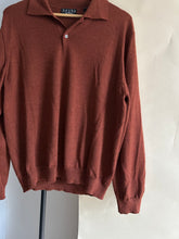 Load image into Gallery viewer, Merino Wool Polo Sweater (Sized M-XL)