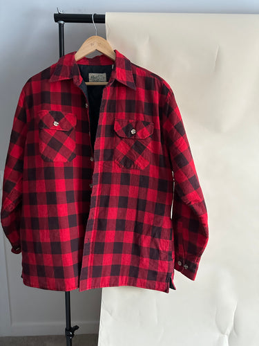 Vintage Plaid Quilted Jacket (Sized S-L)