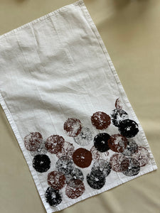 Hand Stamped Tea Towel (18”x 28”)