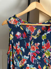 Load image into Gallery viewer, Vintage Gauzy Floral Dress (Sized L)
