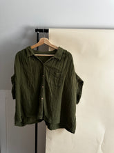 Load image into Gallery viewer, Gauzy Cotton Blouse (Sized M-XL)