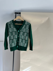 Vintage Knit Cardigan (Sized XXS/XS)