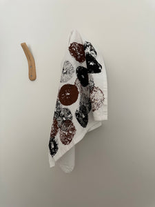Hand Stamped Tea Towel (18”x 28”)