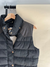 Load image into Gallery viewer, Puffer Vest with Faux Leather Detailing (Sized S/M)