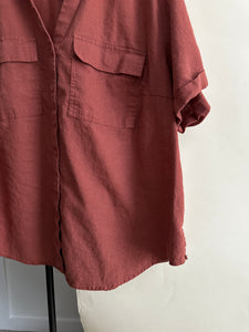 Boxy Cut Blouse (Sized M-XL)