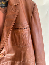 Load image into Gallery viewer, Vintage Leather Coat (Sized M/L)