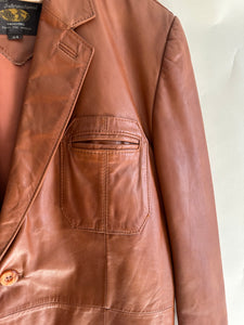 Vintage Leather Coat (Sized M/L)