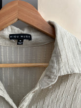 Load image into Gallery viewer, Sheer Ribbed Button Down (Sized S/M)