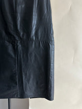 Load image into Gallery viewer, Vintage Leather Skirt (Sized 26.5&quot; Waist)