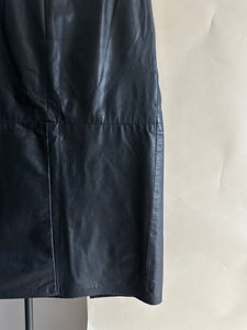 Vintage Leather Skirt (Sized 26.5" Waist)