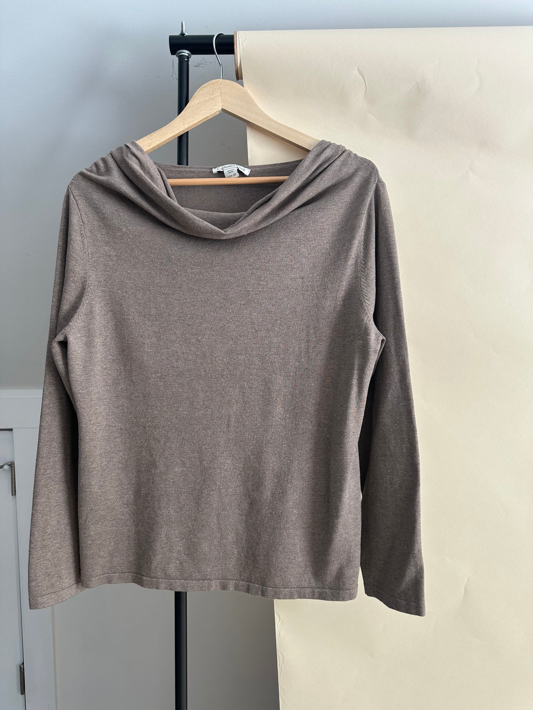 Silk Cowl Neck Blouse