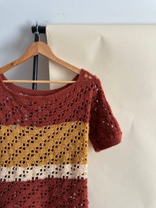 Vintage Handmade Crochet Top (Sized M)