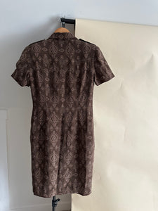 Vintage Silk Mini Dress (Sized S)