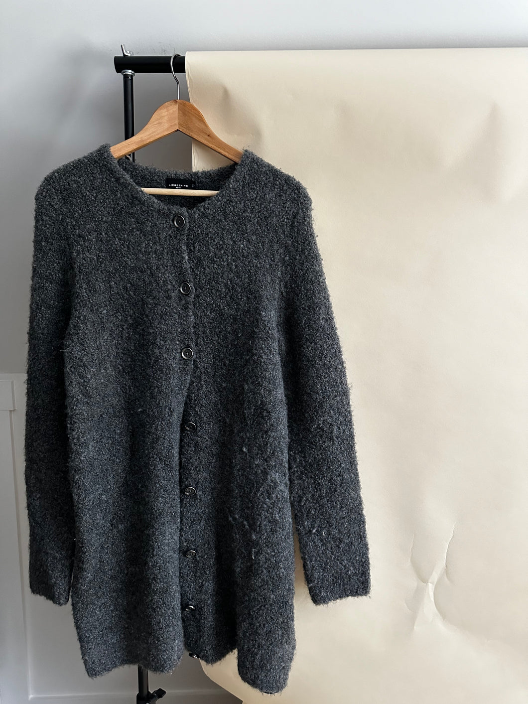 Wool + Alpaca Blend Cardigan (Sized S-L)