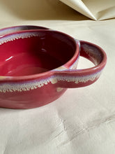 Load image into Gallery viewer, Ceramic Chip + Dip Bowl - Red