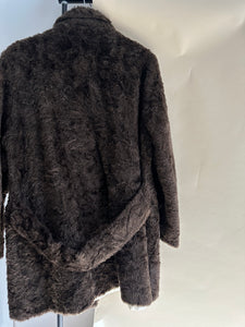 Vintage Faux Fur Brushed Coat (Sized S/M)