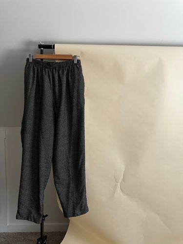 Vintage Square Print Relaxed Pants (Sized 26