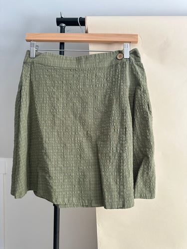 Cotton Wrap Skirt