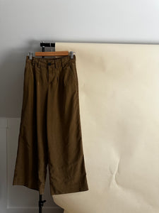 Relaxed Fit Pleated Trousers (Sized 28" Waist)