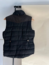 Load image into Gallery viewer, Puffer Vest with Faux Leather Detailing (Sized S/M)