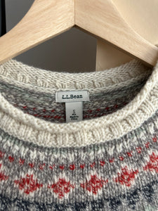 Fair Isle Wool Sweater (Sized XXS-S)