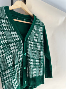 Vintage Knit Cardigan (Sized XXS/XS)