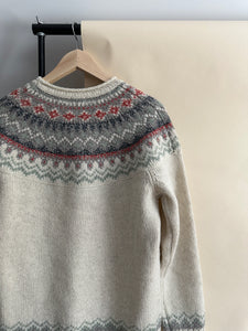 Fair Isle Wool Sweater (Sized XXS-S)