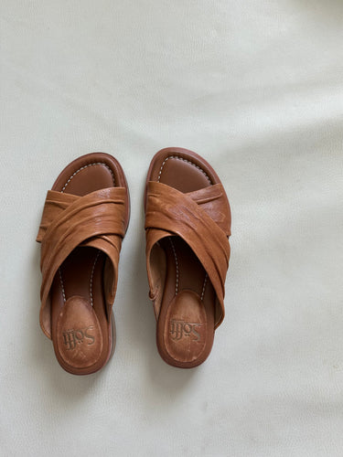 Leather Sandal Slides
