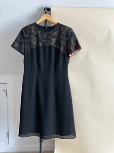 Vintage Floral Embellished Dress (Sized M)