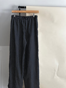 Polka Dot Flare Pants (Sized 29"+ Waist)