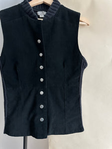 Vintage Leather Sweater Vest (Sized M)