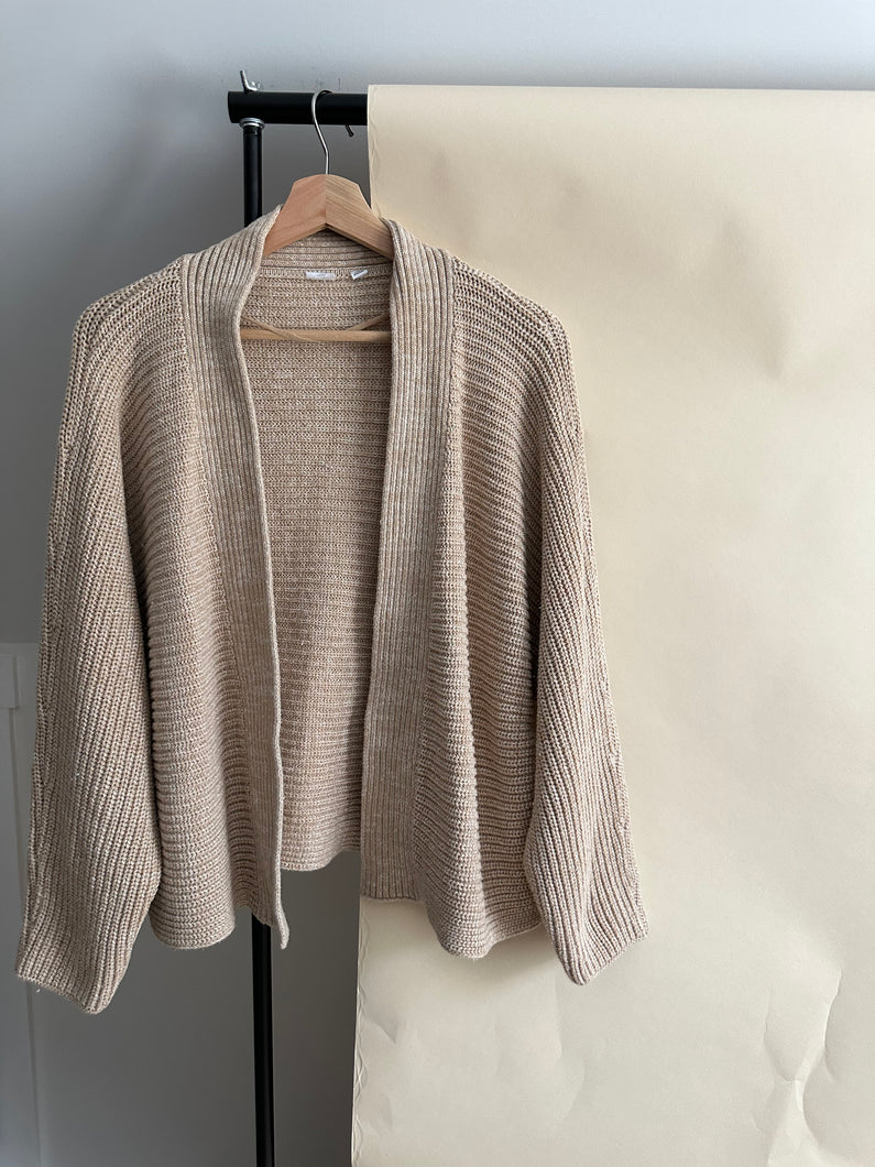 Wide Sleeve Knit Cardigan (Sized S/M)