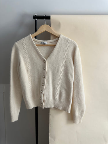 Vintage Wool Blend Cardigan (Sized S/M)