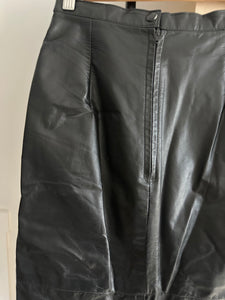 Vintage Leather Skirt (Sized 26.5" Waist)