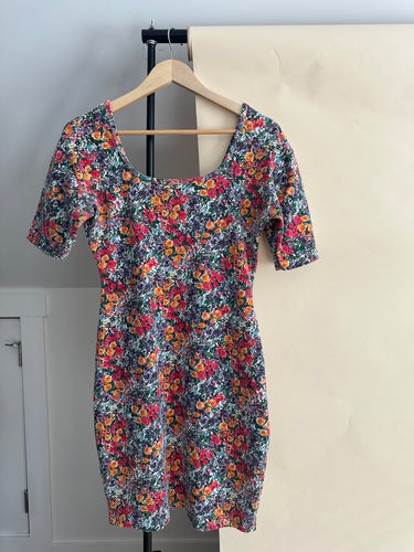 Vintage Floral Mini Dress