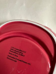 Ceramic Chip + Dip Bowl - Red